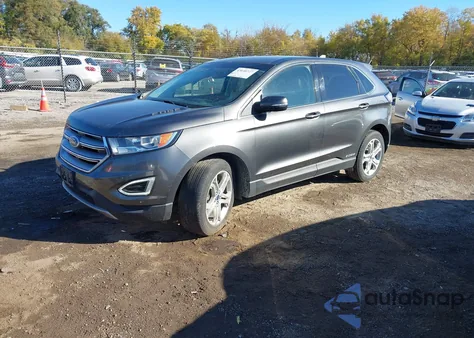 2018 Ford Edge Titanium from USA, damaged, VIN 2FMPK4K93JBB89489